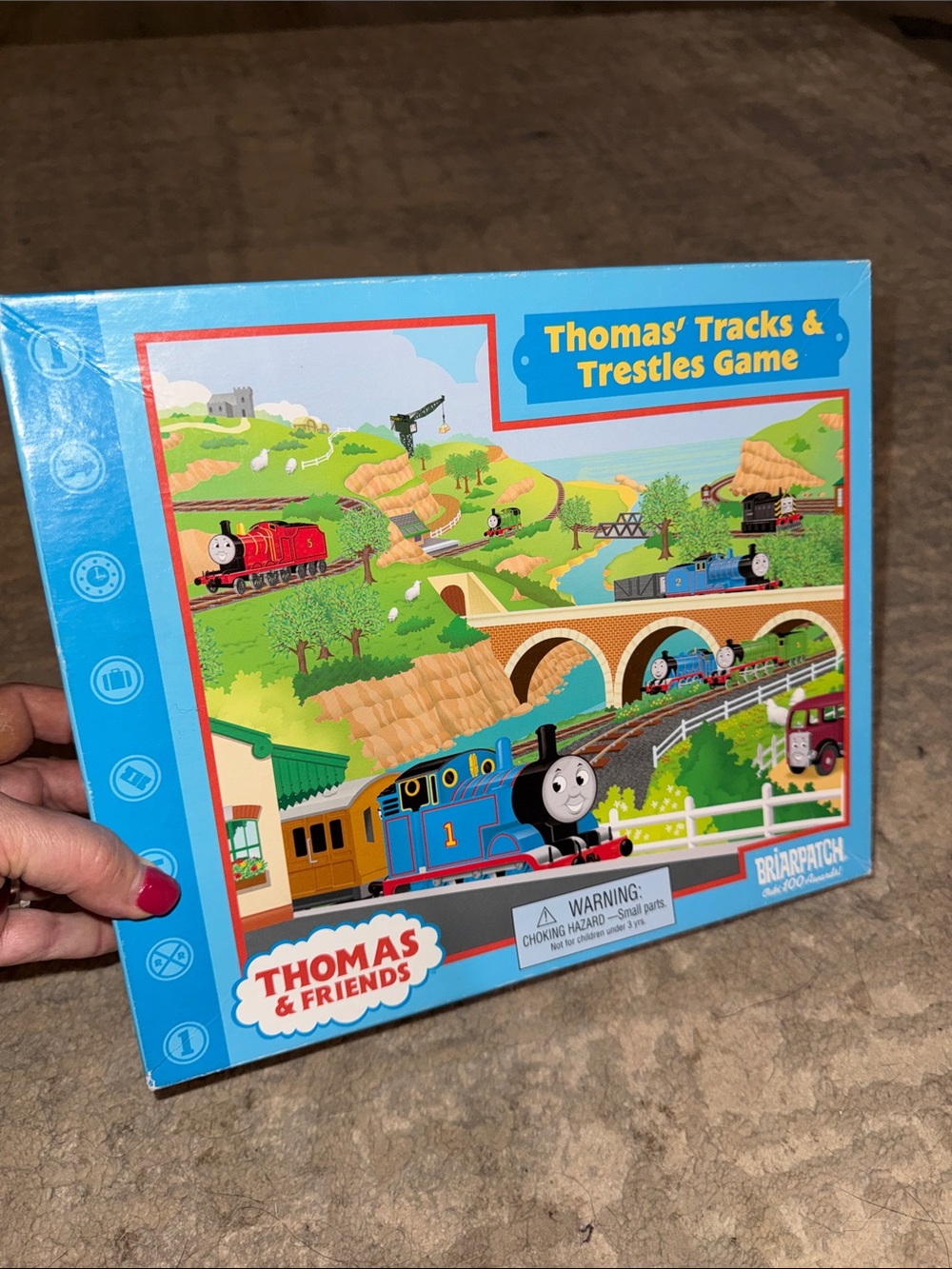 Thomas & Friends Bright Green Train Tracks & Spinner Board Game 2003 - Picture 11 of 13